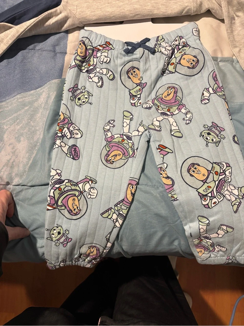 Disney Boys Light Blue and Navy Buzz Lightyear Matching Set size 18M